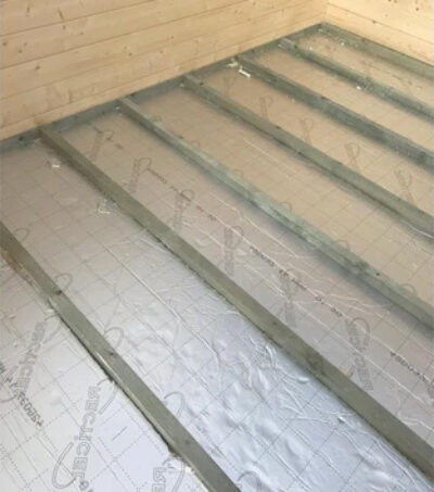 Bestaande vloer isoleren via de bovenzijde