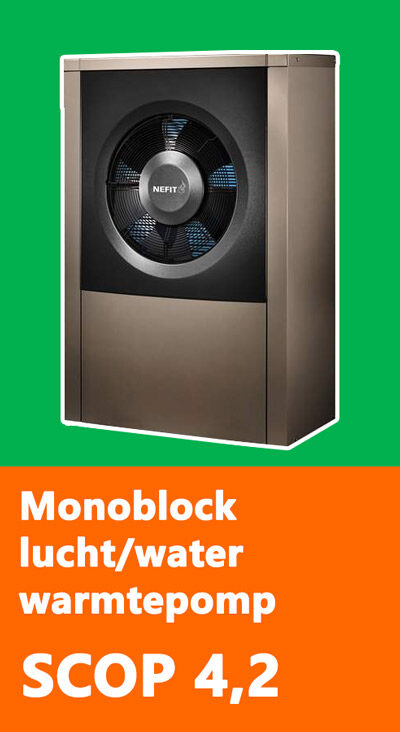 Monoblock warmtepomp SCOP
