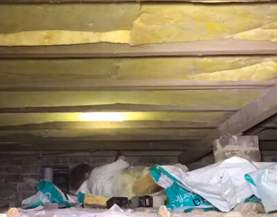 Warmte isolatie bij de vloer