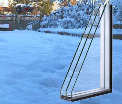 Invloed van de winter op triple glas